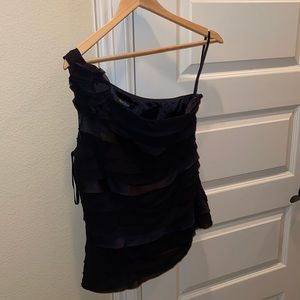 White House black market off the shoulder top shirt